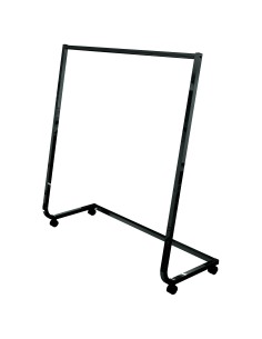 STENDER INVERSO TUBO 30x30 mm GONDOLA CON RUOTE