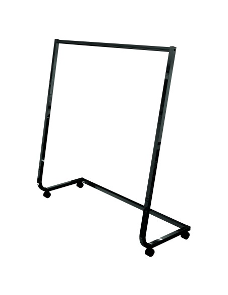 STENDER INVERSO TUBO 30x30 mm GONDOLA CON RUOTE