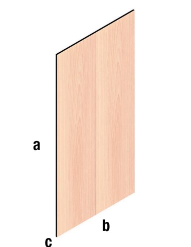 PANNELLO DA 240 cm SP. 18 mm TRUCIOLARE