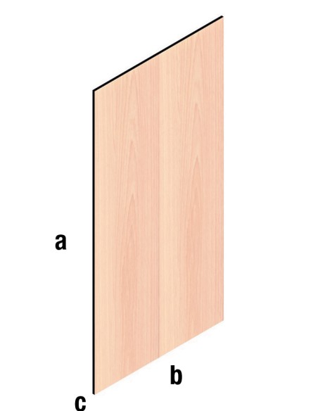 PANNELLO DA 240 cm SP. 18 mm TRUCIOLARE