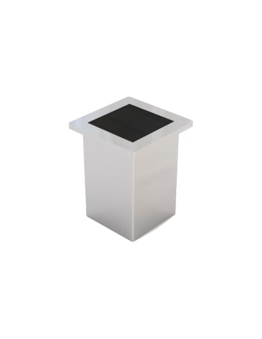 BOCCOLA QUADRATA PER TUBO PER BASI LEGNO 20X20 cm