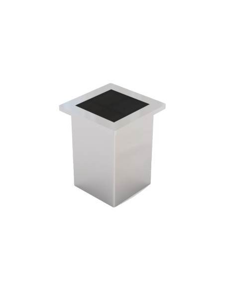 BOCCOLA QUADRATA PER TUBO PER BASI LEGNO 20X20 cm