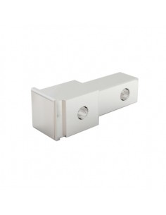 GIUNTO TERMINALE PER ACCESSORI CUADRO IN TUBO 15x15 mm CROMATO