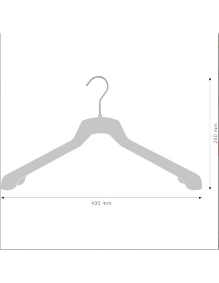 GRUCCIA APPENDINO CAPOSPALLA 43cm MAGLIERIA