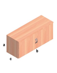 MOBILE CON 2 ANTE LEGNO100/120 cm H 67cm