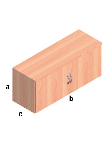 MOBILE CON 2 ANTE LEGNO100/120 cm H 67cm