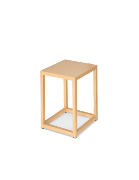 ESPOSITORE ORO GOLD BASE SGABELLO ALTO H 46 O 72cm