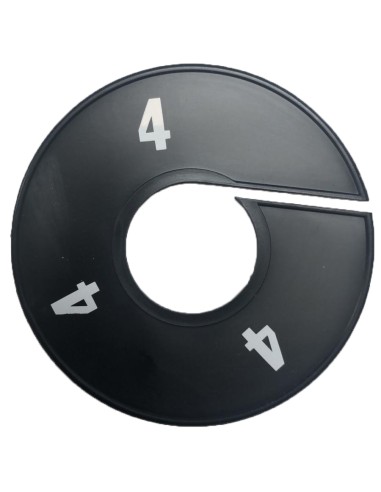 SEGNATAGLIE INTIMO BIANCO/FONDO NERO TG NUMERI