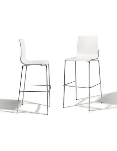 SET 2 SGABELLI ALTI ALICE CHAIR IMPILABILE H 100cm IMPILABILE