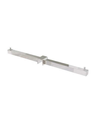 BRACCIO ESPOSITIVO DOPPIO PER TUBO 25x25mm