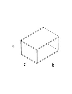 CUBO SCHIENA ESPOSITORE CAGE L.559xP.382xH.284 mm