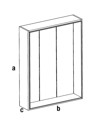 MOBILE CORNICE DA 189 CM CREMAGLIERA H 251,4 cm