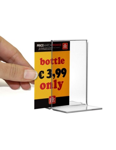 PORTAVVISI  IN PLASTICA TRASPARENTE VARI FORMATO