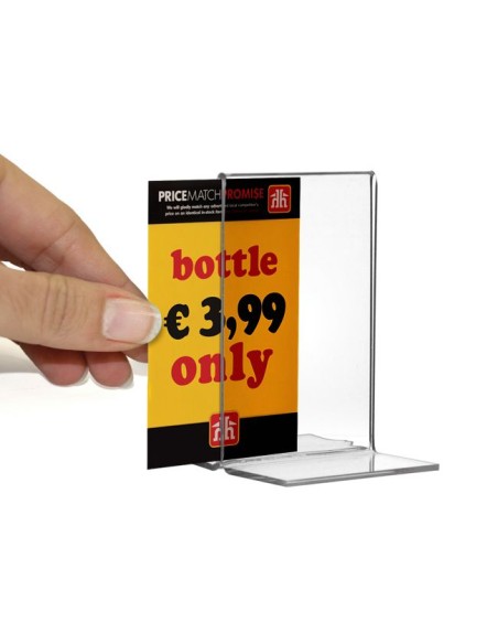 PORTAVVISI  IN PLASTICA TRASPARENTE VARI FORMATO