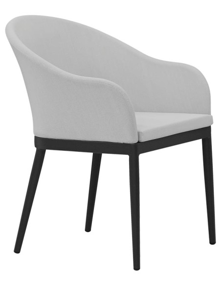 POLTRONCINA STRUTTURA ALLUMINIO RIVESTIMENTO TESSU
