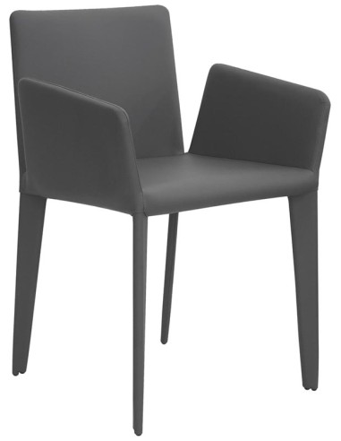 POLTRONCINA STRUTTURA ALLUMINIO  ECOPELLE