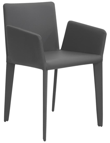 POLTRONCINA STRUTTURA ALLUMINIO  ECOPELLE