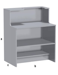 BANCO RECEPTION ALTO 90X60XH 110 CM SCASSO DESTRA