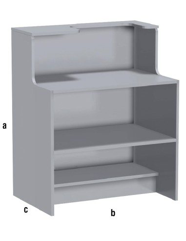 BANCO RECEPTION ALTO 90X60XH 110 CM SCASSO DESTRA