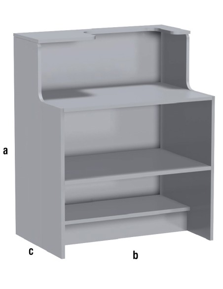 BANCO RECEPTION ALTO 90X60XH 110 CM SCASSO DESTRA