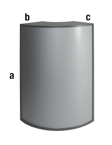 BANCO RECEPTION ALTO ANGOLO  60X60XH 110 CM