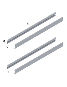 KIT 2 TRAVERSE A MURO DA 120 CM SUPPORTO PER CORNI CE MONET