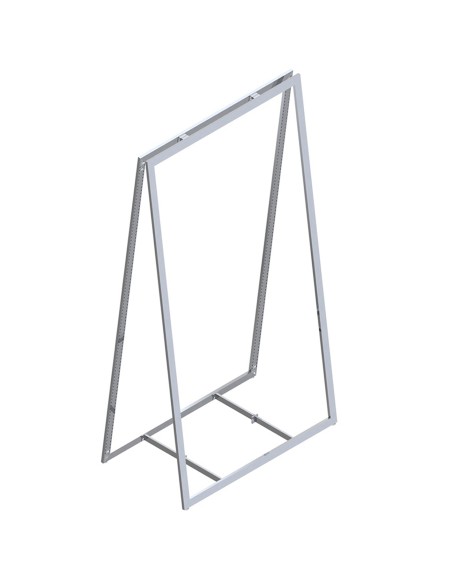 STRUTTURA BIFACCIALE NCLINATA GONDOLA AUTOPORTANTE DA 120 cm H 120/180/240 cm