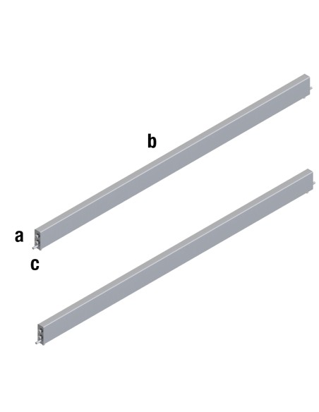 COPPIA DI TRAVERSE DI COLLEGAMENTO MONTATE TECNIS