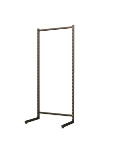 STRUTTURA "L" PER GONDOLA A PARETE TUBO 30x30mm