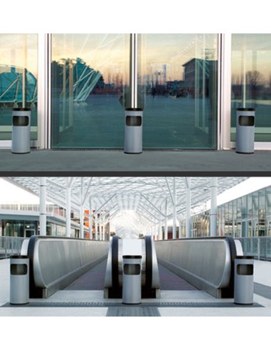 POSACENERE GETTACARTE IN ACCIAIO ZINCATO