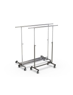 STENDER PIEGHEVOLE H REGOLABIL STRUTTURA TUBO35mm DA 100 o 150 cm ALTEZZA