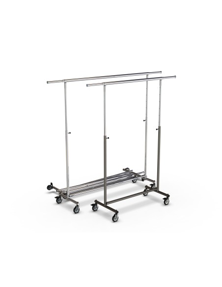 STENDER PIEGHEVOLE H REGOLABIL STRUTTURA TUBO35mm DA 100 o 150 cm ALTEZZA