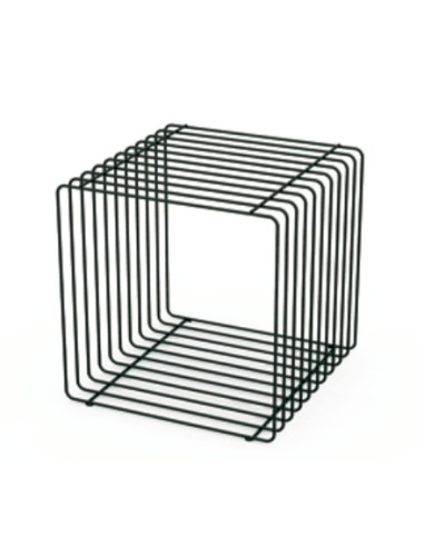 ESPOSITORE CUBO IN TONDINO EDILE h 40x40x40-60 cm COMPONIBILE