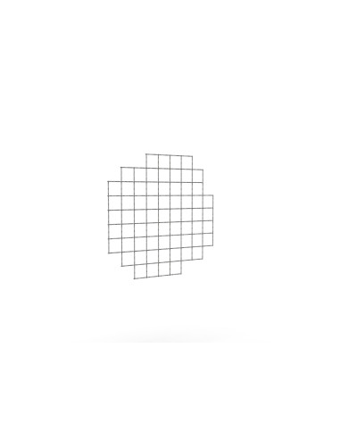 PANNELLO IN GRIGLIO RETE METALLICA TONDINO EDILE DA H 90-140-200 cm