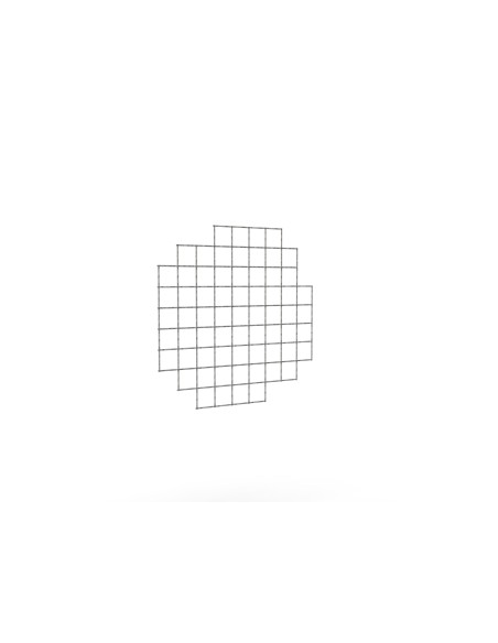 PANNELLO IN GRIGLIO RETE METALLICA TONDINO EDILE DA H 90-140-200 cm