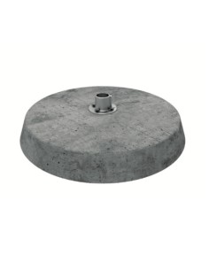 BASE IN CEMENTO CON FRANGIA PER TUBO IDRO 28/35 mm