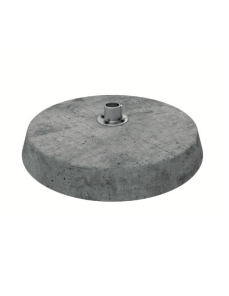 BASE IN CEMENTO CON FRANGIA PER TUBO IDRO 28/35 mm
