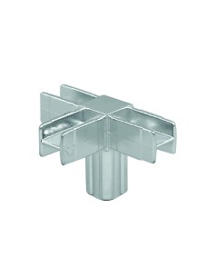 GIUNTO A 4 VIE  PER TUBO DA 20X20 mm