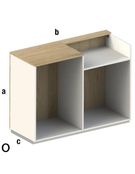 BANCO BANCONE CON SCASSO PER CASSA PROFESSIONALE DA 60/90/120 cm
