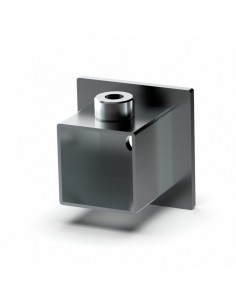 GHIERA DI FISSAGGIO A PARETE PER TUBO 25x25  mm