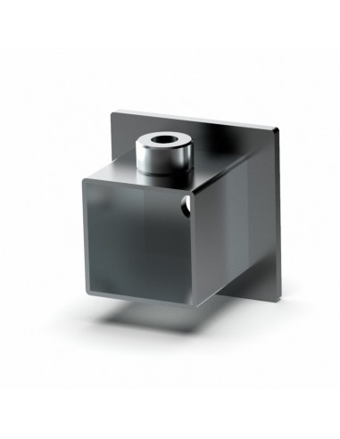 GHIERA DI FISSAGGIO A PARETE PER TUBO 25x25  mm