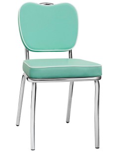 SEDIA CROMATA SEDUTA IN ECOPELLE