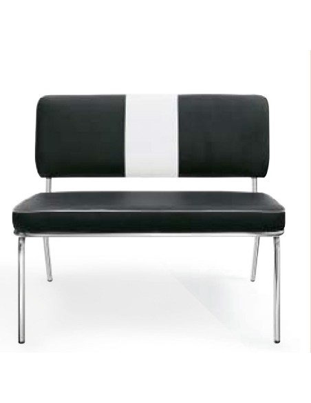 SEDUTA CROMATA SEDUTA IN ECOPELLE