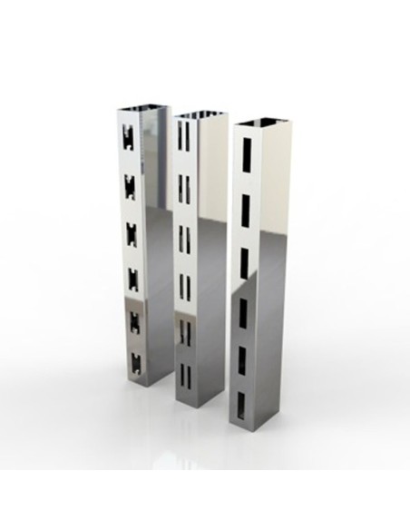 TUBO RETTANGOLARE 50X30 mm CAVETTATO PASSO 50 mm