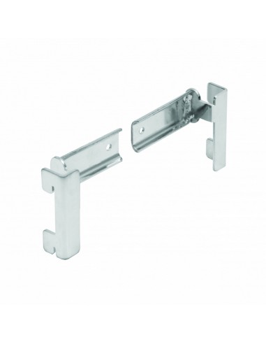 COPPIA SUPPORTI PER TRAVERSA RETTANGOLARE 30x10mm