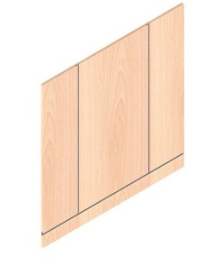 PANNELLO C/1 CREMAGLIERE QM_8 CENTRALE 240X60cm COMPRESO DI INSERTO