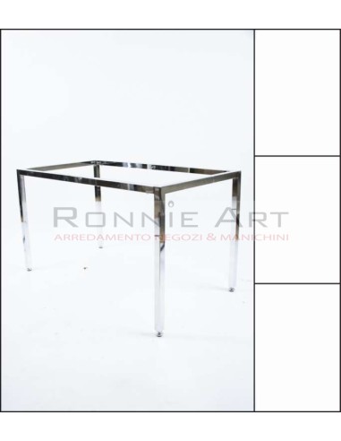 TAVOLO SERVIZIO CREMAGLIERATO 90X50XH50/52 cm