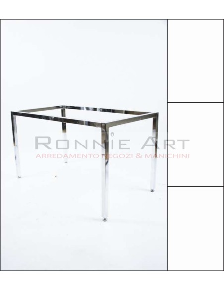 TAVOLO SERVIZIO CREMAGLIERATO 90X50XH50/52 cm