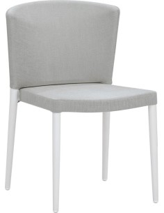 SEDIA IN ALLUMINIO VERNICIATO, RIVESTIMENTO IN TEXTILENE