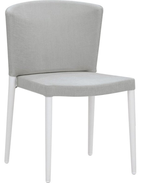 SEDIA IN ALLUMINIO VERNICIATO, RIVESTIMENTO IN TEXTILENE